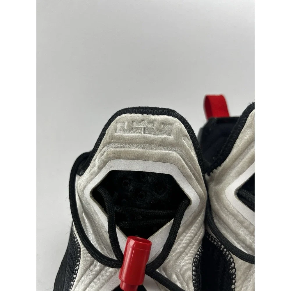 Nike LeBron 19 Low Men's 7.5 Basketball Shoes Black White Red